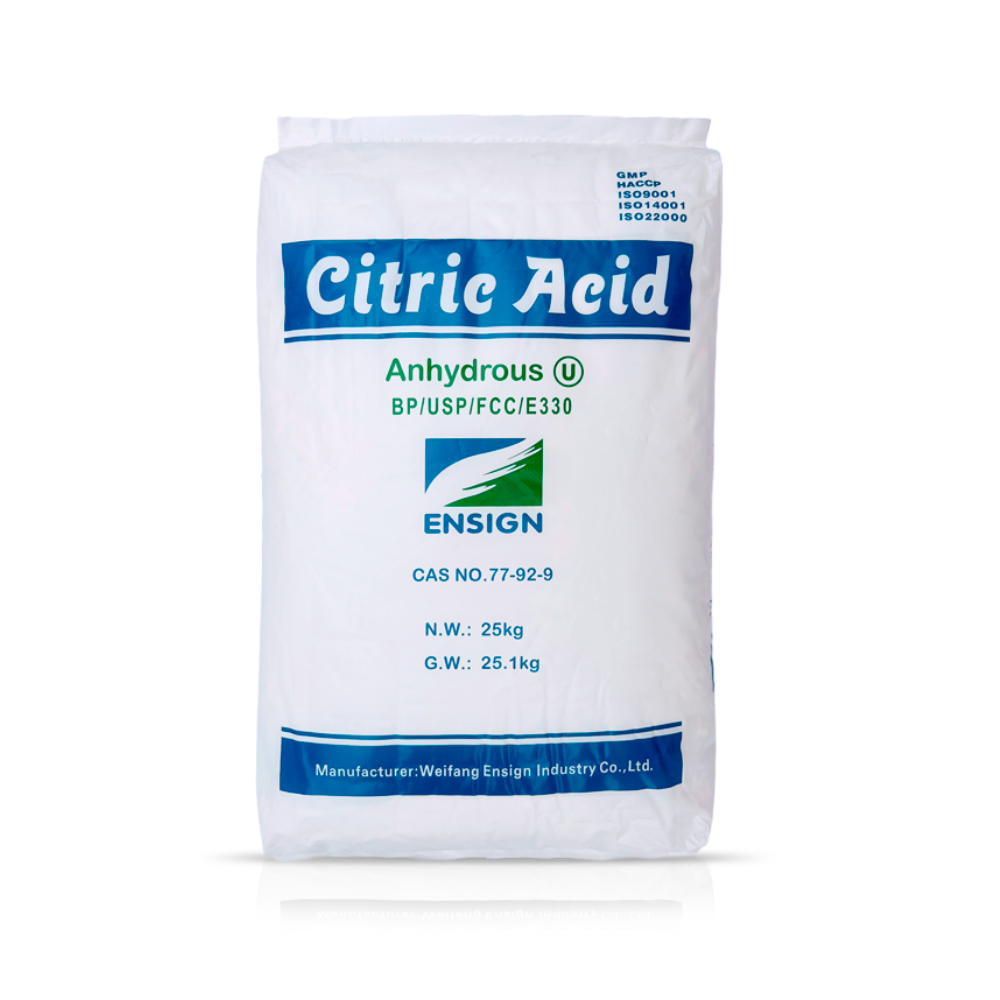ACIDO CITRICO GMO FREE BOLSA X 25 KG